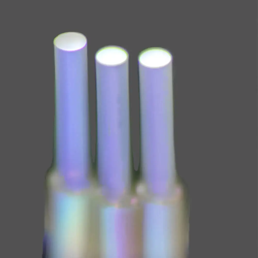 Fibra ottica rivestita dicroica