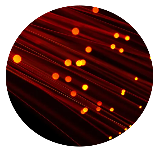 Capacità su fibra ottica a film sottile