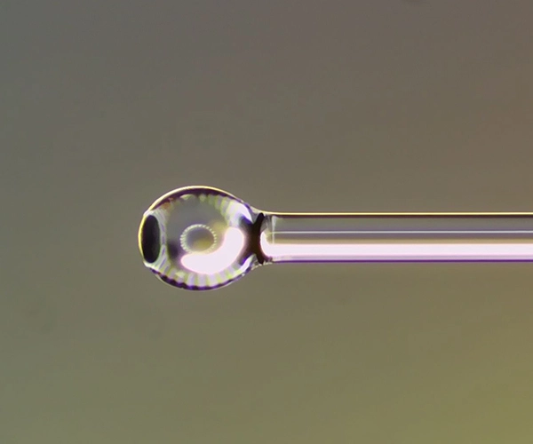 lente a sfera per fibra ottica